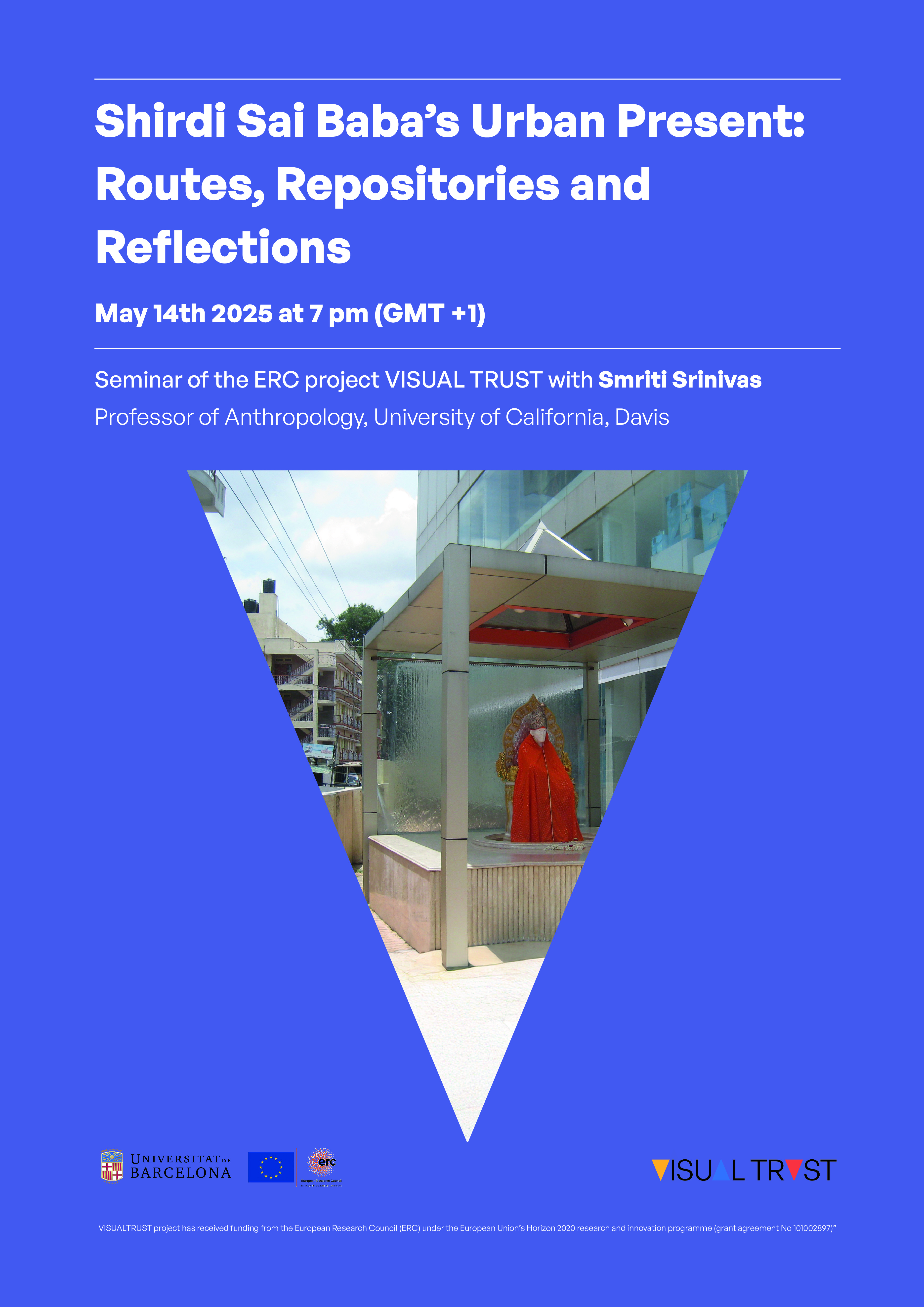 Shirdi Sai Baba’s Urban Present: Routes, Repositories, and Reflection a seminar with Professor Smriti Srinivas illustration