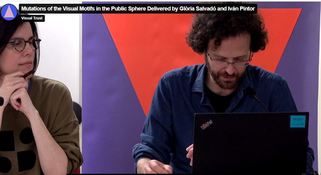 Mutations of the Visual Motifs in the Public Sphere  Delivered by Glòria Salvadó and Iván Pintor illustration